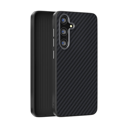 For Samsung Galaxy S25+ 5G / S24+ 5G ABEEL C Carbon Fiber Series 6D Micro Relief MagSafe Phone Case(Black) - Galaxy S25+ 5G Cases by buy2fix | Online Shopping UK | buy2fix