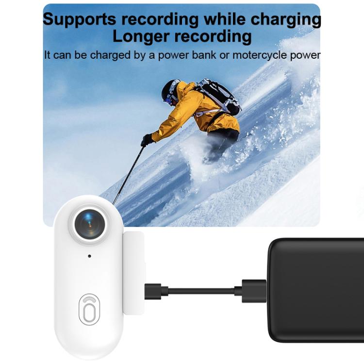 H88 1080P Thumb Sports Camera Mini WiFi Camera, Specification:Standard Version(White) - Video Cameras by buy2fix | Online Shopping UK | buy2fix