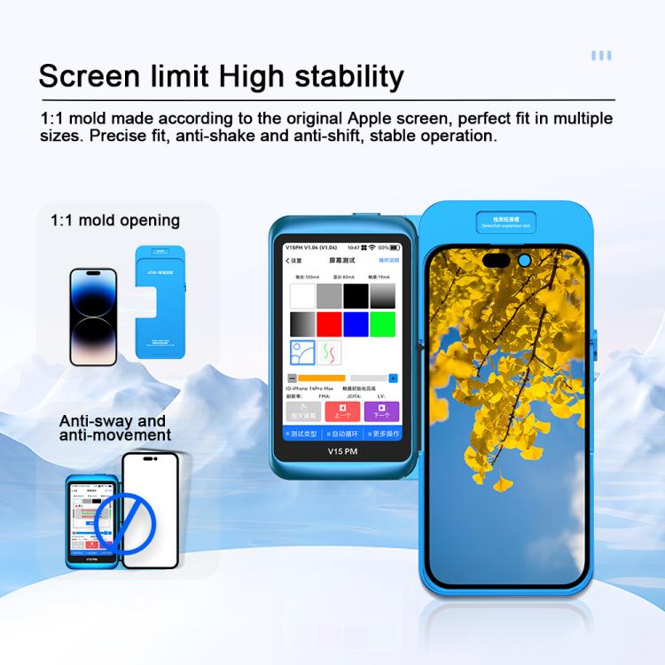 JCID V15PM Specialized EDP Model Screen Test Limit Module for iPhone 13 Pro - 15 Pro Series - Test Tools by JC | Online Shopping UK | buy2fix