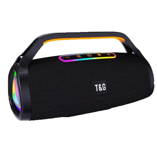 T&G TG417 40W Portable Outdoor Bass Dual Microphone Wireless Bluetooth Speaker(Black) - Desktop Speaker by T&G | Online Shopping UK | buy2fix