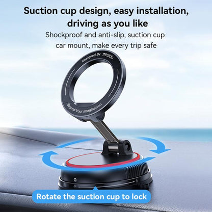 Yesido C219 Suction Cup Car MagSafe Magnetic Mobile Phone Holder(Black) - Universal Car Holders by Yesido | Online Shopping UK | buy2fix