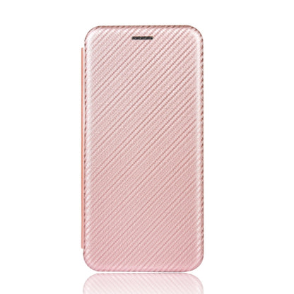 For Ulefone Note 9P Carbon Fiber Texture Horizontal Flip TPU + PC + PU Leather Case with Card Slot(Pink) - Ulefone Cases by buy2fix | Online Shopping UK | buy2fix