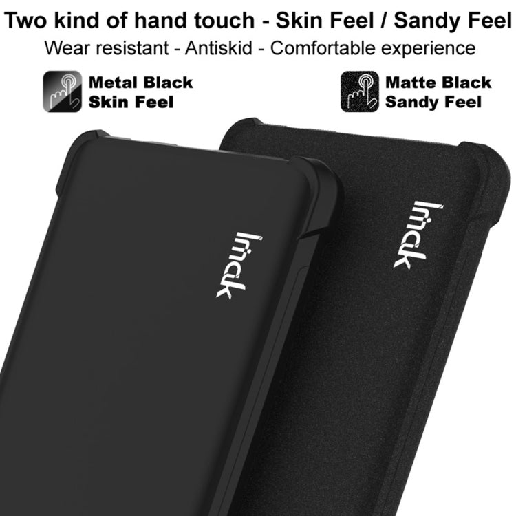 For Nokia 8.3 5G IMAK All-inclusive Shockproof Airbag TPU Case with Screen Protector(Matte Black) - Nokia Cases by imak | Online Shopping UK | buy2fix