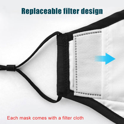 For Men Women Washable Replaceable Filter Breath-Valve PM2.5 Dustproof Face Mask(Grey) - Protect Case by buy2fix | Online Shopping UK | buy2fix