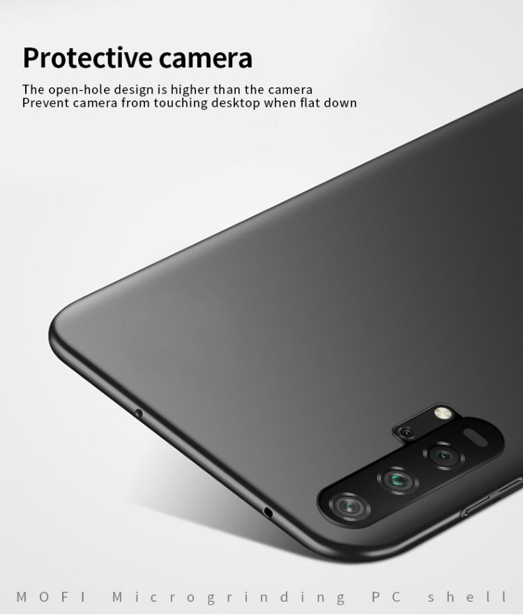 MOFI Frosted PC Ultra-thin Hard Case for Huawei Honor 20 Pro(Black) - Honor Cases by MOFI | Online Shopping UK | buy2fix