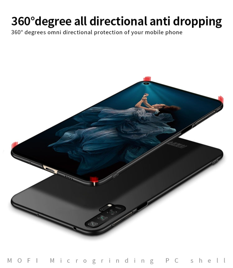 MOFI Frosted PC Ultra-thin Hard Case for Huawei Honor 20 Pro(Black) - Honor Cases by MOFI | Online Shopping UK | buy2fix