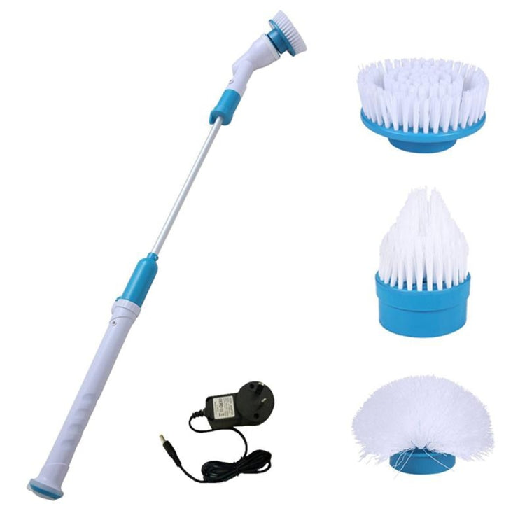 Multi-function Tub and Tile Scrubber Cordless Power Spin Scrubber Power Cleaning Brush Set for Bathroom Floor Wall, AU Plug - Cleaning Tools by buy2fix | Online Shopping UK | buy2fix