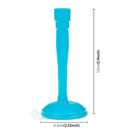 2 PCS Faucet Splash Water-saving Shower Bath Adjustable Valve Filter Water Saving Devices, Large Size: 6.5 x 15cm, Suitable for 17mm Diameter Round Faucets(Blue) - Faucets & Accessories by buy2fix | Online Shopping UK | buy2fix