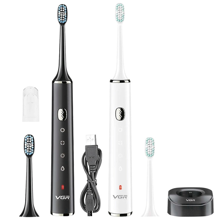 VGR V-809 IPX7 USB Sonic Electric Toothbrush with Memory Function(White) - Toothbrushes by VGR | Online Shopping UK | buy2fix