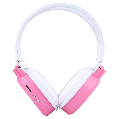 SH-S1 Folding Stereo HiFi Wireless Sports Headphone Headset with LCD Screen to Display Track Information & SD / TF Card, For Smart Phones & iPad & Laptop & Notebook & MP3 or Other Audio Devices(Pink) - Headset & Headphone by buy2fix | Online Shopping UK | buy2fix