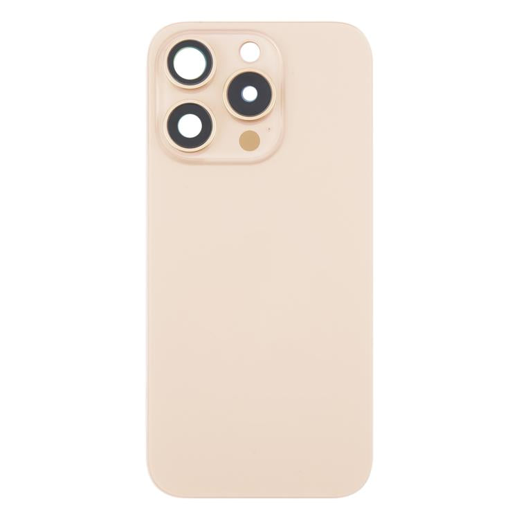 For iPhone 16 Pro Max Original Glass Battery Back Cover with Camera Lens Cover + MagSafe Magnet(Gold) -  by buy2fix | Online Shopping UK | buy2fix