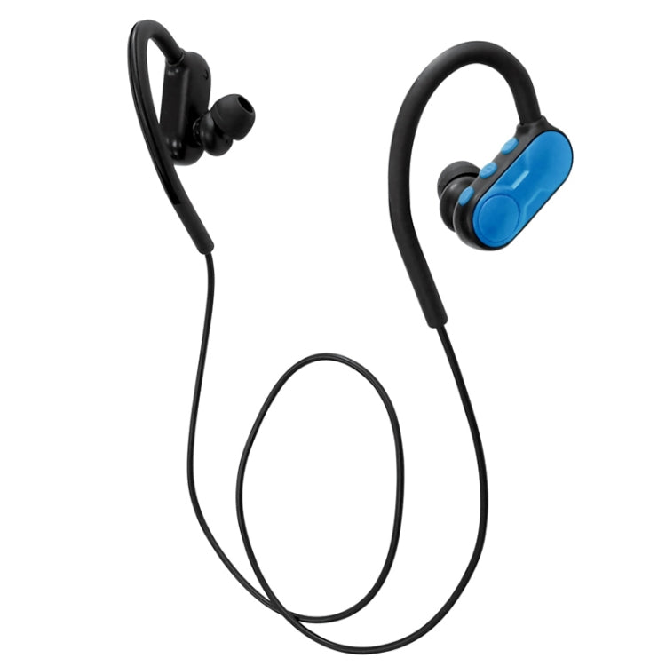 BTH-Y9 Ultra-light Ear-hook Wireless V4.1 Bluetooth Earphones with Mic(Blue) - Bluetooth Earphone by buy2fix | Online Shopping UK | buy2fix