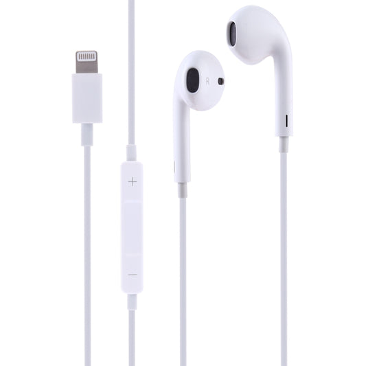 GL069 8 Pin Port Bluetooth Module Pop-up Window Wired Stereo Earphones with Mic (White) - Normal Style Earphone by buy2fix | Online Shopping UK | buy2fix