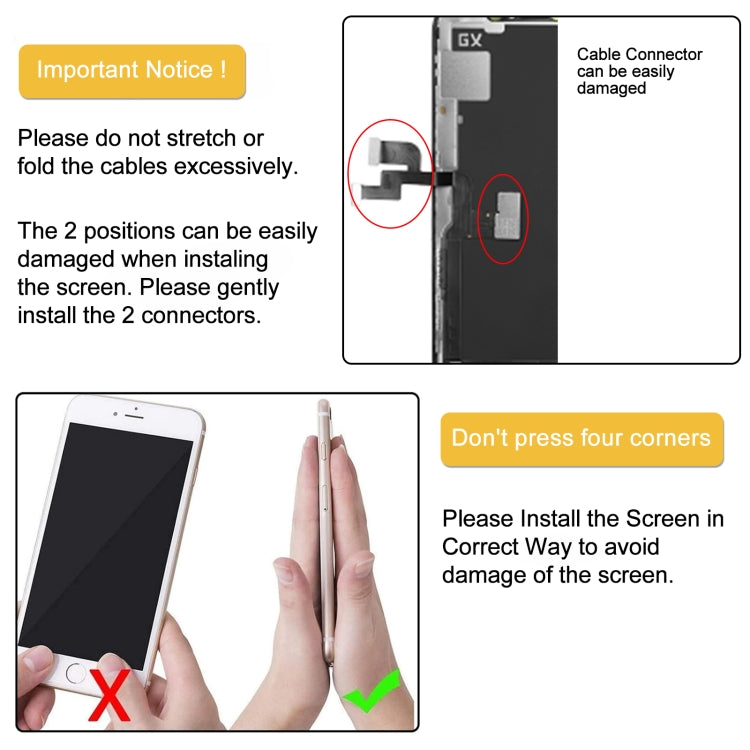 GX Hard OLED Screen for iPhone XS - LCD Related Parts by GX | Online Shopping UK | buy2fix