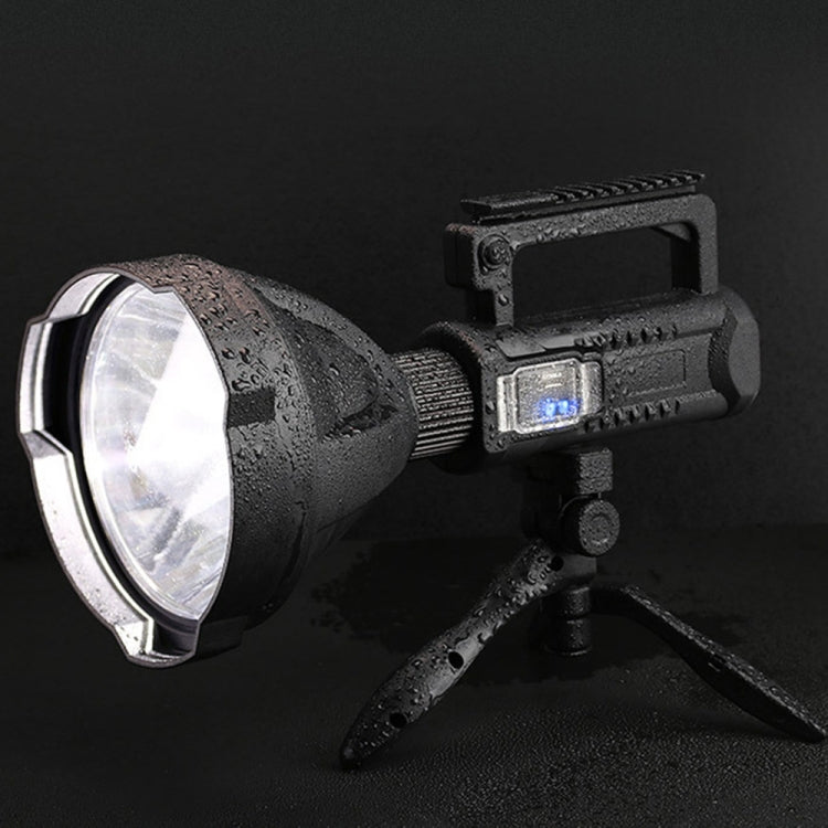 W591 P90 10W Rechargeable Strong LED Flashlight 4-Modes Outdoors Searchlight with Tripod & Output Function - LED Flashlight by buy2fix | Online Shopping UK | buy2fix