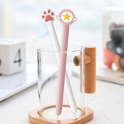 Cute Cartoon Silicone Protective Cover for Apple Pencil 1(Cat Claw Pink) - Pencil Accessories by buy2fix | Online Shopping UK | buy2fix