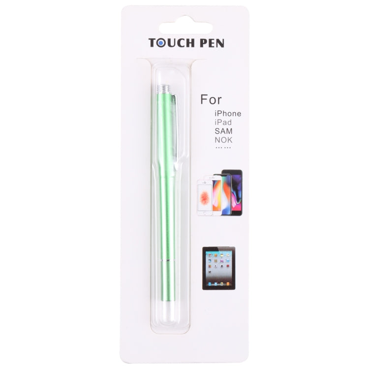 Universal Silicone Disc Nib Capacitive Stylus Pen (Green) - Stylus Pen by buy2fix | Online Shopping UK | buy2fix