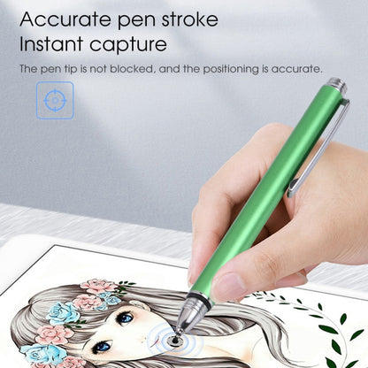 Universal Silicone Disc Nib Capacitive Stylus Pen (Green) - Stylus Pen by buy2fix | Online Shopping UK | buy2fix