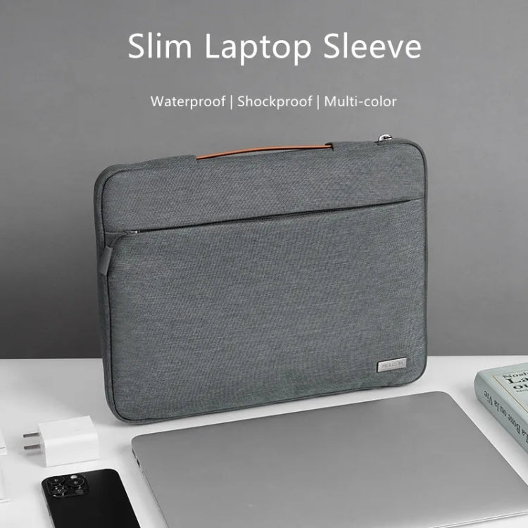 For 13 inch Laptop Zipper Waterproof  Handheld Sleeve Bag (Black) - 13.3 inch by buy2fix | Online Shopping UK | buy2fix