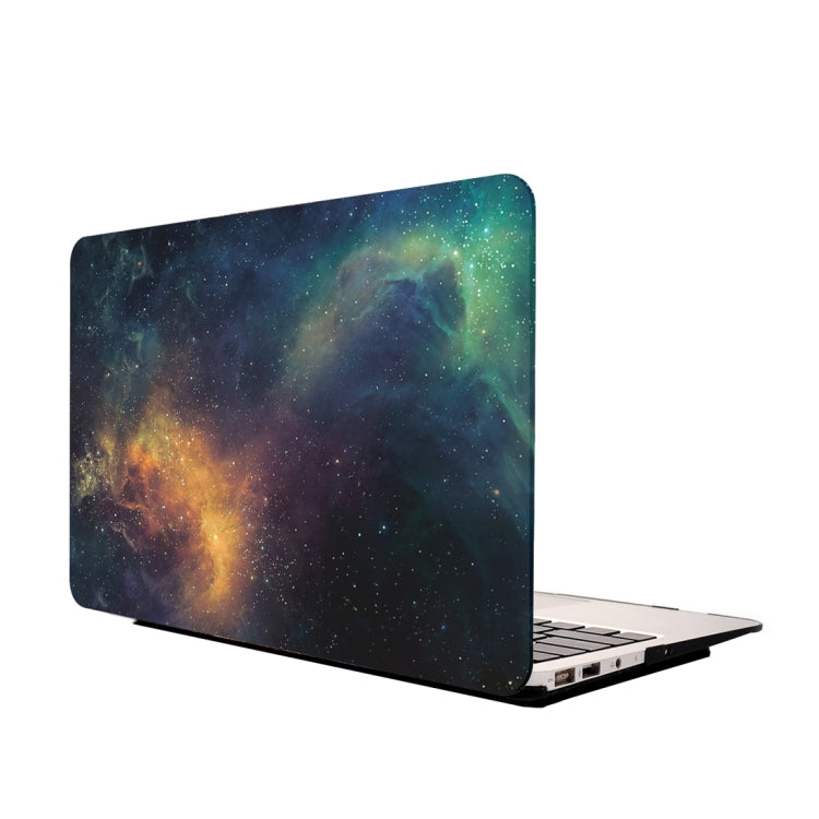 For Macbook Pro Retina 15.4 inch Starry Sky Patterns Apple Laptop Water Decals PC Protective Case(Green) - MacBook Pro Cases by buy2fix | Online Shopping UK | buy2fix