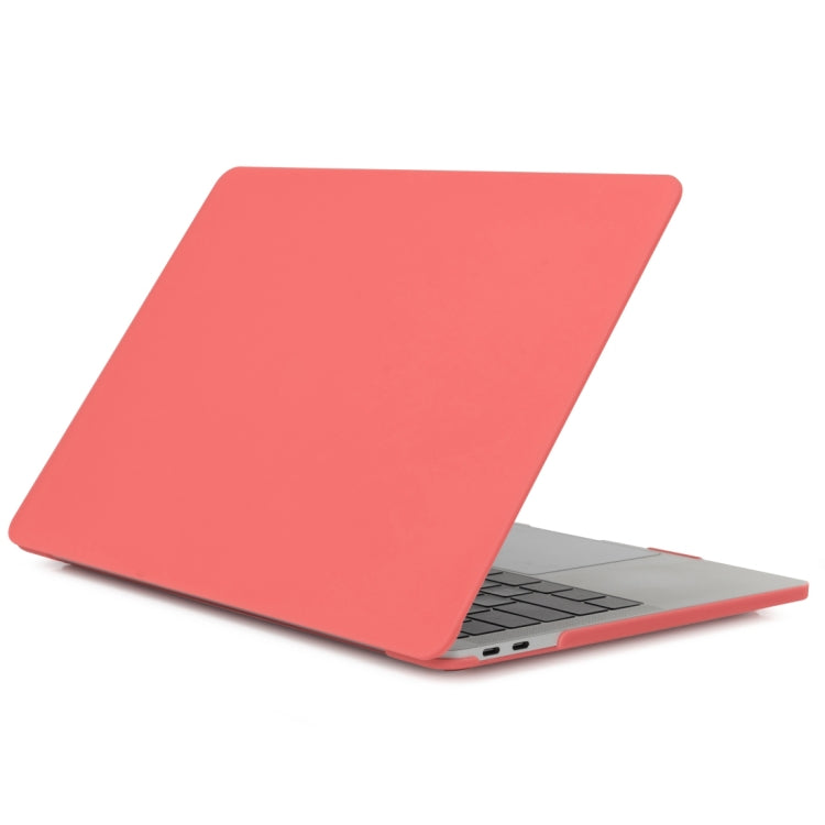 Laptop Frosted Style PC Protective Case for MacBook Pro 15.4 inch A1990 (2018)(Coral Red) - MacBook Pro Cases by buy2fix | Online Shopping UK | buy2fix