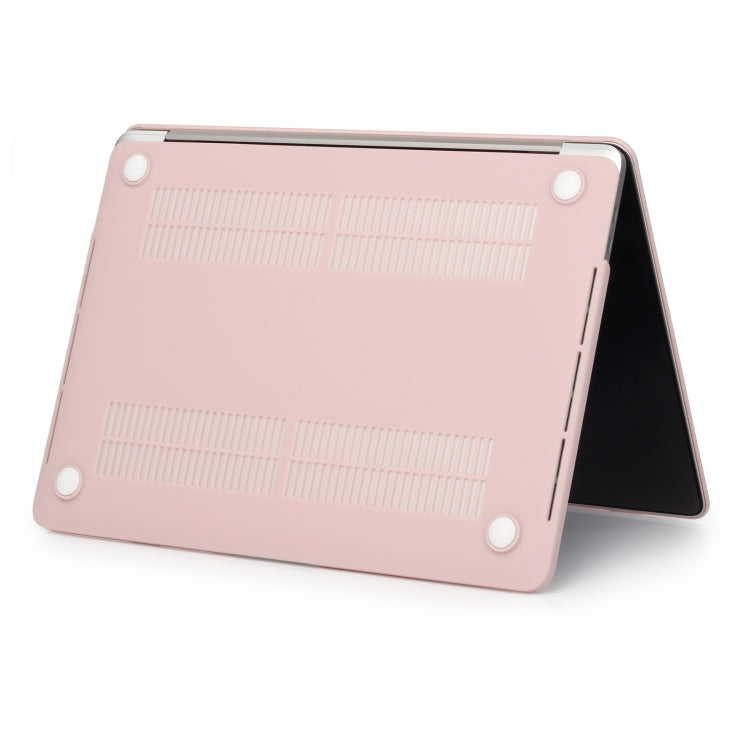 Laptop Frosted Style PC Protective Case for MacBook Pro 15.4 inch A1990 (2018)(Light Pink) - MacBook Pro Cases by buy2fix | Online Shopping UK | buy2fix