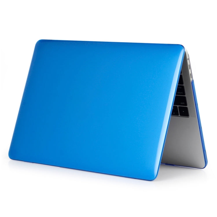 Laptop Crystal Style PC Protective Case for MacBook Pro 15.4 inch A1990 (2018) (Dark Blue) - MacBook Pro Cases by buy2fix | Online Shopping UK | buy2fix