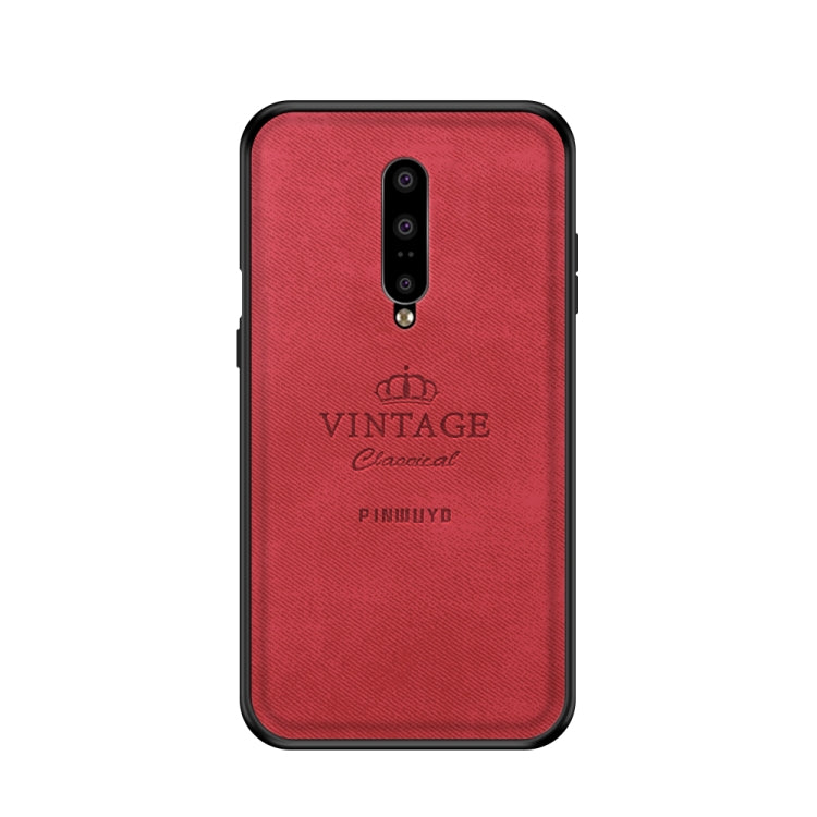 PINWUYO Shockproof Waterproof Full Coverage PC + TPU + Skin Protective Case for OnePlus 7 Pro(Red) - OnePlus Cases by PINWUYO | Online Shopping UK | buy2fix