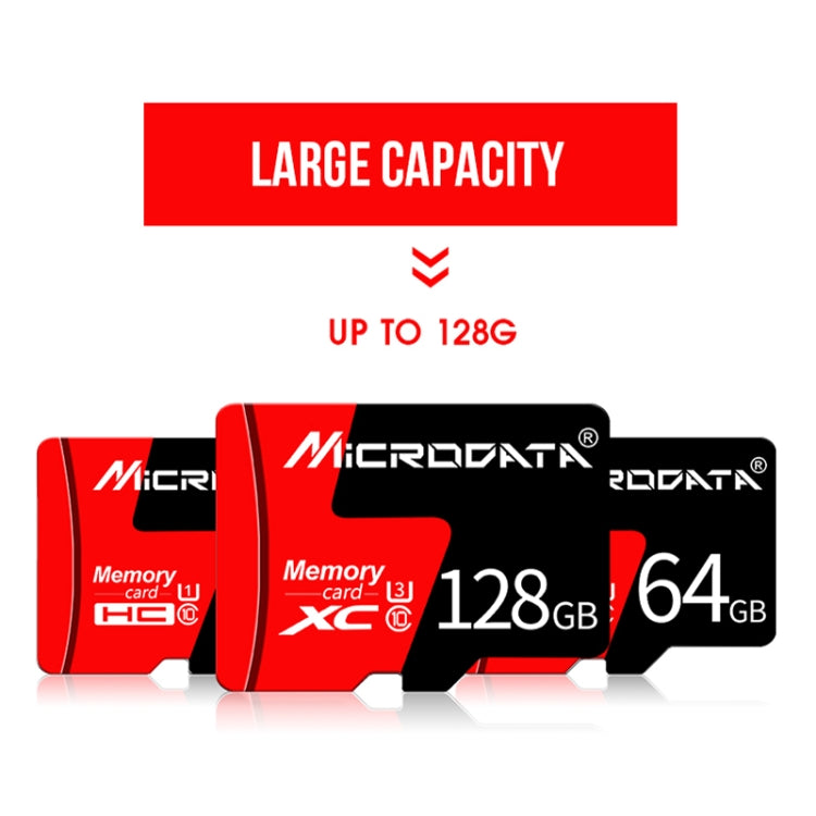 MICRODATA 8GB U1 Red and Black TF(Micro SD) Memory Card - Micro SD Card by MiCRODATA | Online Shopping UK | buy2fix