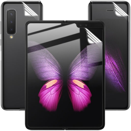 1 Sets IMAK Curved Full Screen Hydrogel Film (Outer Screen + Back + Inner Screen)  for Galaxy Fold - Huawei Tempered Glass by imak | Online Shopping UK | buy2fix