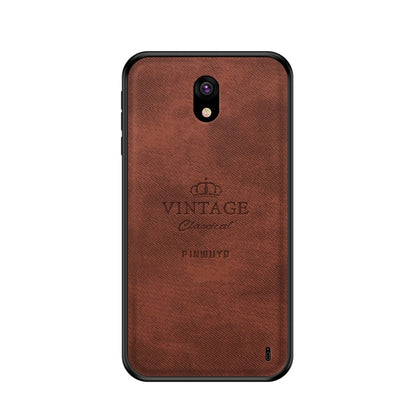 PINWUYO Shockproof Waterproof Full Coverage PC + TPU + Skin Protective Case for Nokia 1 Plus (Brown) - Nokia Cases by PINWUYO | Online Shopping UK | buy2fix