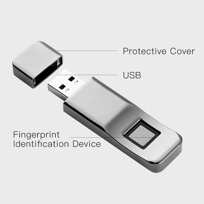 P1 High Speed USB 3.0 32GB Fingerprint Encryption Flash Disk USB Memory Stick Pen Drive U DISK, Write: 75MB/s, Read: 135MB/s - USB Flash Drives by buy2fix | Online Shopping UK | buy2fix