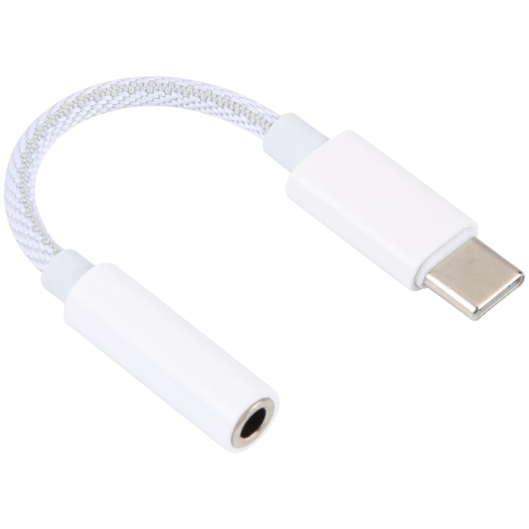 USB-C/Type-C to 3.5mm Audio Braided Adapter Cable - Type-C Adapter by buy2fix | Online Shopping UK | buy2fix