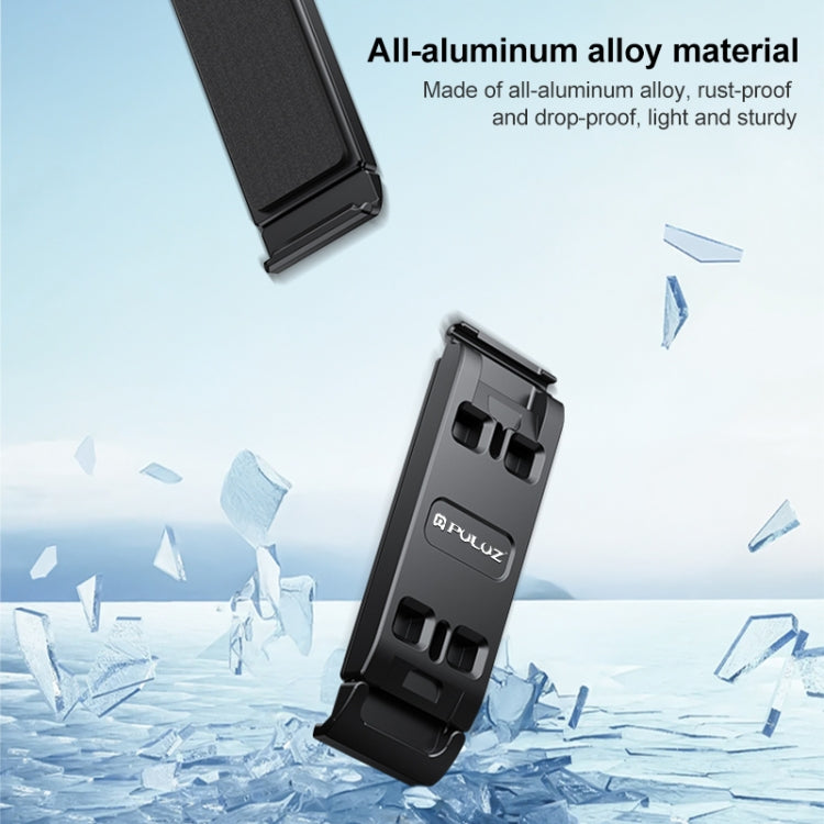 PULUZ ACE / AC Aluminum Alloy Vertical Shooting Magnetic Quick-release Battery Side Interface Cover for Insta360 Ace Pro 2 (Black) - Others by PULUZ | Online Shopping UK | buy2fix