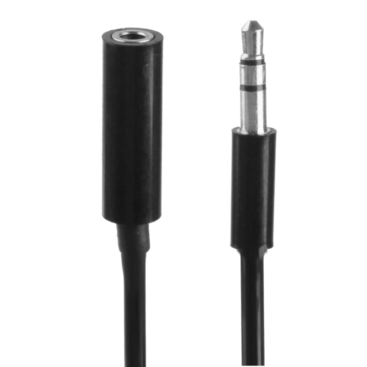 Spring Coiled 3.5mm Male to Female Aux Cable, Compatible with Phones, Tablets, Headphones, MP3 Player, Car/Home Stereo & More, Length: 20cm up to 80cm(Black) - Cable & Splitter by buy2fix | Online Shopping UK | buy2fix