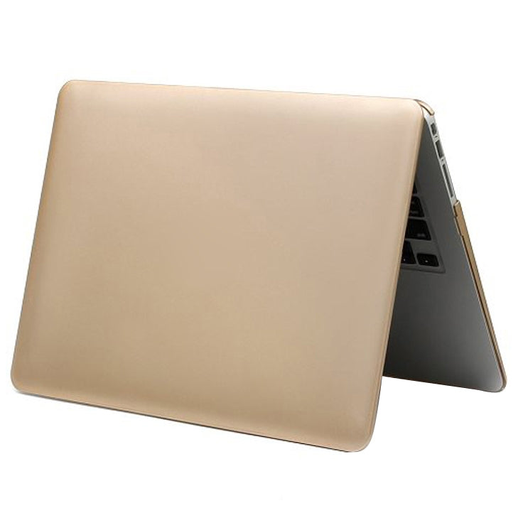 For MacBook Air 13.3 inch A1466 2012-2017 / A1369 2010-2012 Laptop Frosted Hard Plastic Protective Case(Gold) - MacBook Air Cases by buy2fix | Online Shopping UK | buy2fix