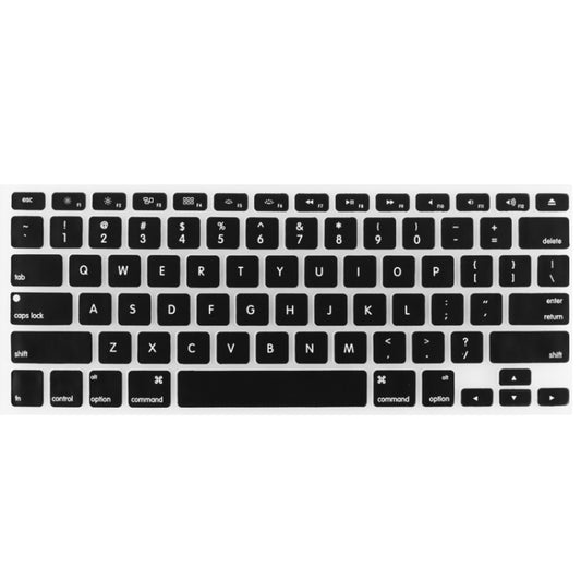 ENKAY for MacBook Pro 13.3 inch & 15.4 inch & 17.3 inch (US Version) / A1278 / A1286 Silicone Soft Keyboard Protector Cover Skin(Black) - Keyboard Protector by buy2fix | Online Shopping UK | buy2fix