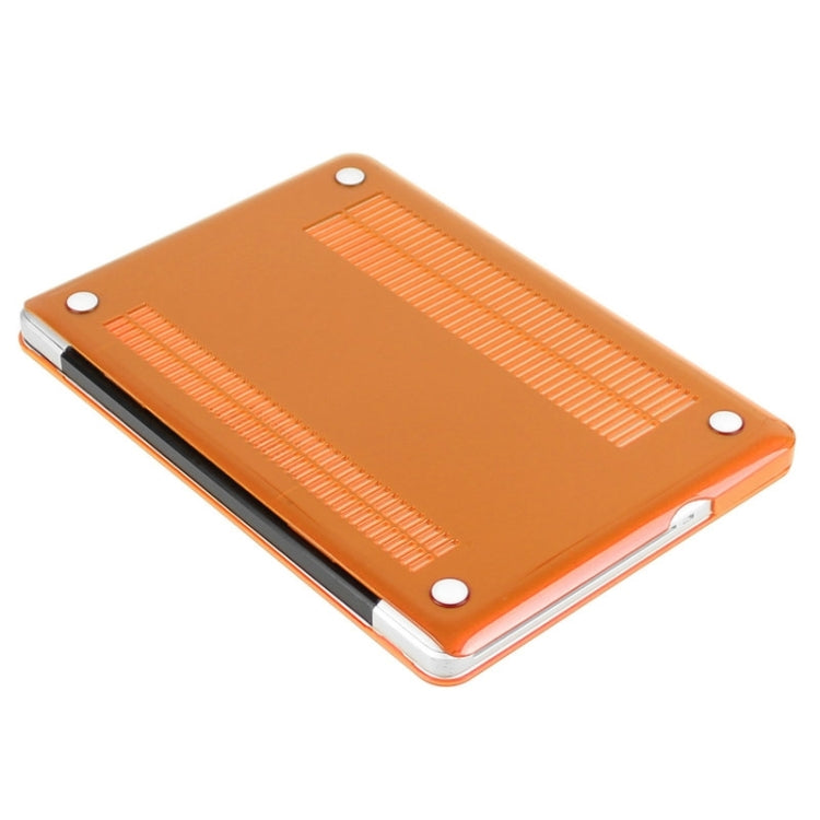 ENKAY for Macbook Pro 15.4 inch (US Version) / A1286 Hat-Prince 3 in 1 Crystal Hard Shell Plastic Protective Case with Keyboard Guard & Port Dust Plug(Orange) - MacBook Pro Cases by ENKAY | Online Shopping UK | buy2fix