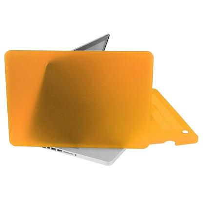 ENKAY for Macbook Pro 15.4 inch (US Version) / A1286 Hat-Prince 3 in 1 Frosted Hard Shell Plastic Protective Case with Keyboard Guard & Port Dust Plug(Orange) - MacBook Pro Cases by ENKAY | Online Shopping UK | buy2fix