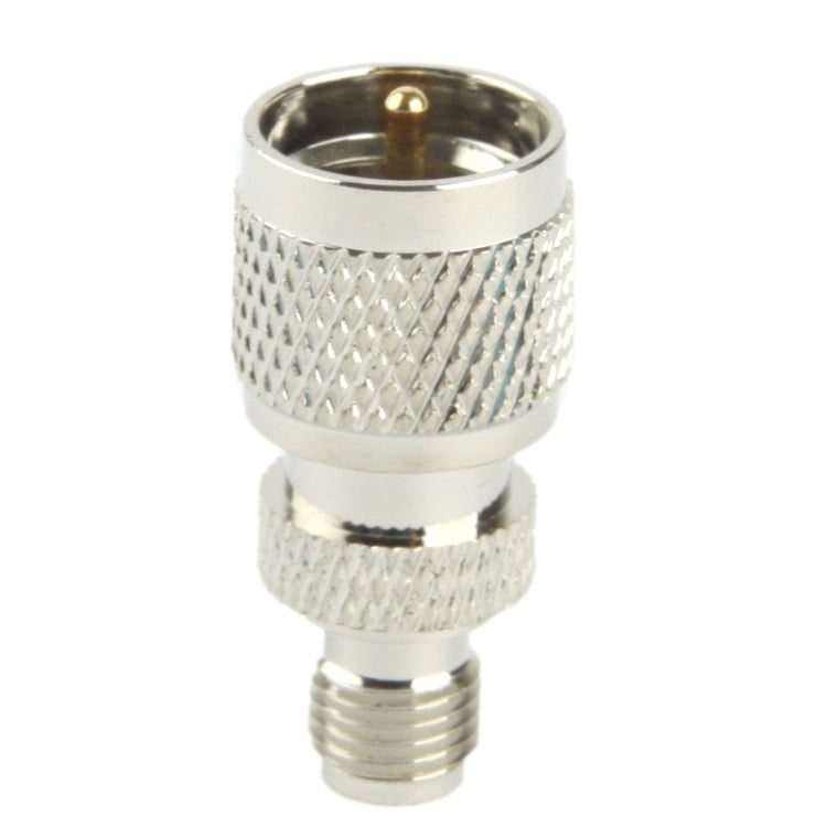 Coaxial SMA Female to Mini UHF Male Adapter(Silver) - Connectors by buy2fix | Online Shopping UK | buy2fix