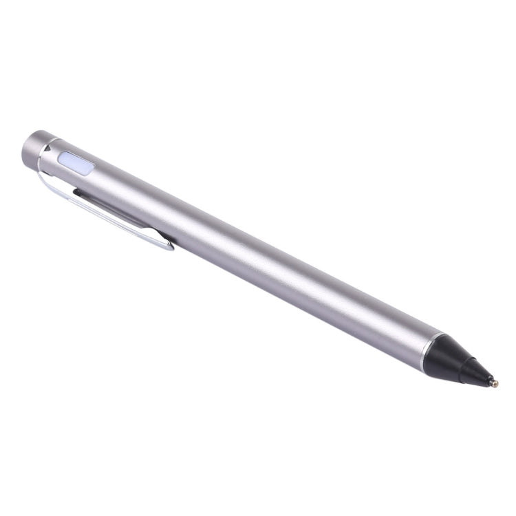 Universal Rechargeable Capacitive Touch Screen Stylus Pen with 2.3mm Superfine Metal Nib, For iPhone, iPad, Samsung, and Other Capacitive Touch Screen Smartphones or Tablet PC(Grey) - Stylus Pen by buy2fix | Online Shopping UK | buy2fix