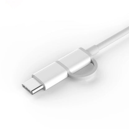 2.4A QC3.0 USB to Micro USB + USB-C / Type-C Fast Charging + Data Transmission TPE Data Cable, Cable Length: 30cm - Multifunctional Cable by buy2fix | Online Shopping UK | buy2fix