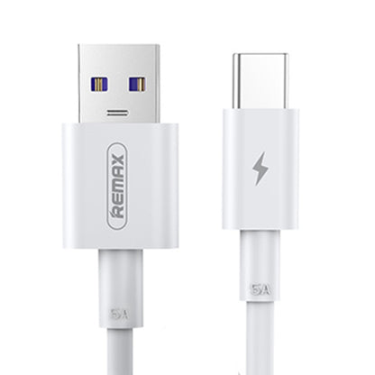 REMAX Marlik Series RC-175a 22.5W 5A USB to USB-C / Type-C Interface Fully Compatible Fast Charging Data Cable, Cable Length: 1m(White) - USB-C & Type-C Cable by REMAX | Online Shopping UK | buy2fix