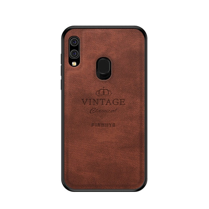 PINWUYO Shockproof Waterproof Full Coverage PC + TPU + Skin Protective Case for Galaxy A20 / A30 (Brown) - Galaxy Phone Cases by PINWUYO | Online Shopping UK | buy2fix