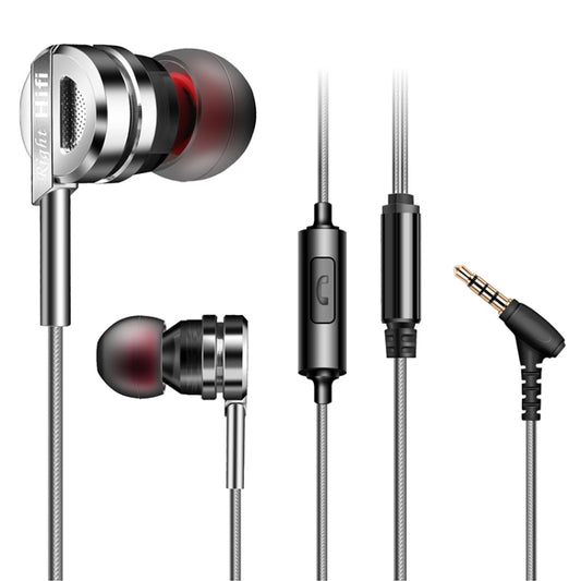 QKZ DM9 High-quality In-ear All-metal Sports Music Headphones, Microphone Version - In Ear Wired Earphone by QKZ | Online Shopping UK | buy2fix