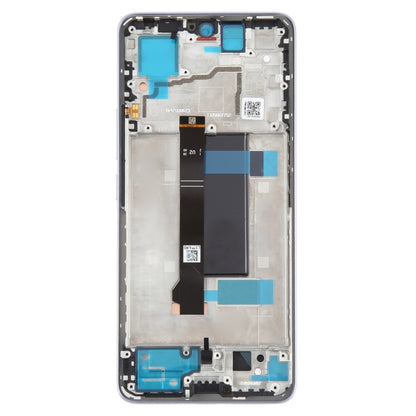 For Xiaomi Redmi Note 13 Pro 5G Original AMOLED Material LCD Screen Digitizer Full Assembly with Frame (Purple) - LCD Screen by buy2fix | Online Shopping UK | buy2fix