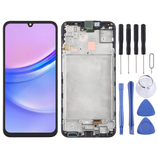 For Samsung Galaxy A15 5G SM-156B Original LCD Screen Digitizer Full Assembly with Frame (Black) - LCD Screen by buy2fix | Online Shopping UK | buy2fix