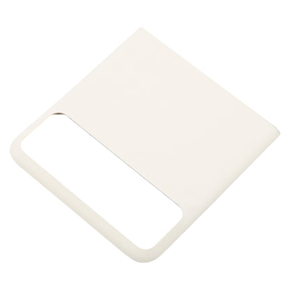 For Motorola Razr 40 Original Upper Part Battery Back Cover (White) - Back Cover by buy2fix | Online Shopping UK | buy2fix