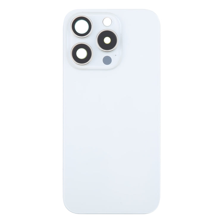 For iPhone 16 Pro Original Glass Battery Back Cover with Camera Lens Cover + MagSafe Magnet(White) -  by buy2fix | Online Shopping UK | buy2fix