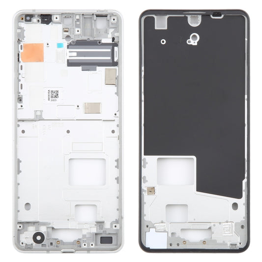 For Sharp Aquos R5G Original Middle Frame Bezel Plate (Silver) - Others by buy2fix | Online Shopping UK | buy2fix